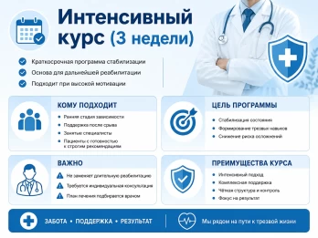 Реабилитация за 21 день в Первоуральске