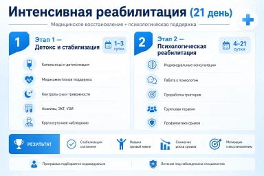 Реабилитация за 21 день в Первоуральске